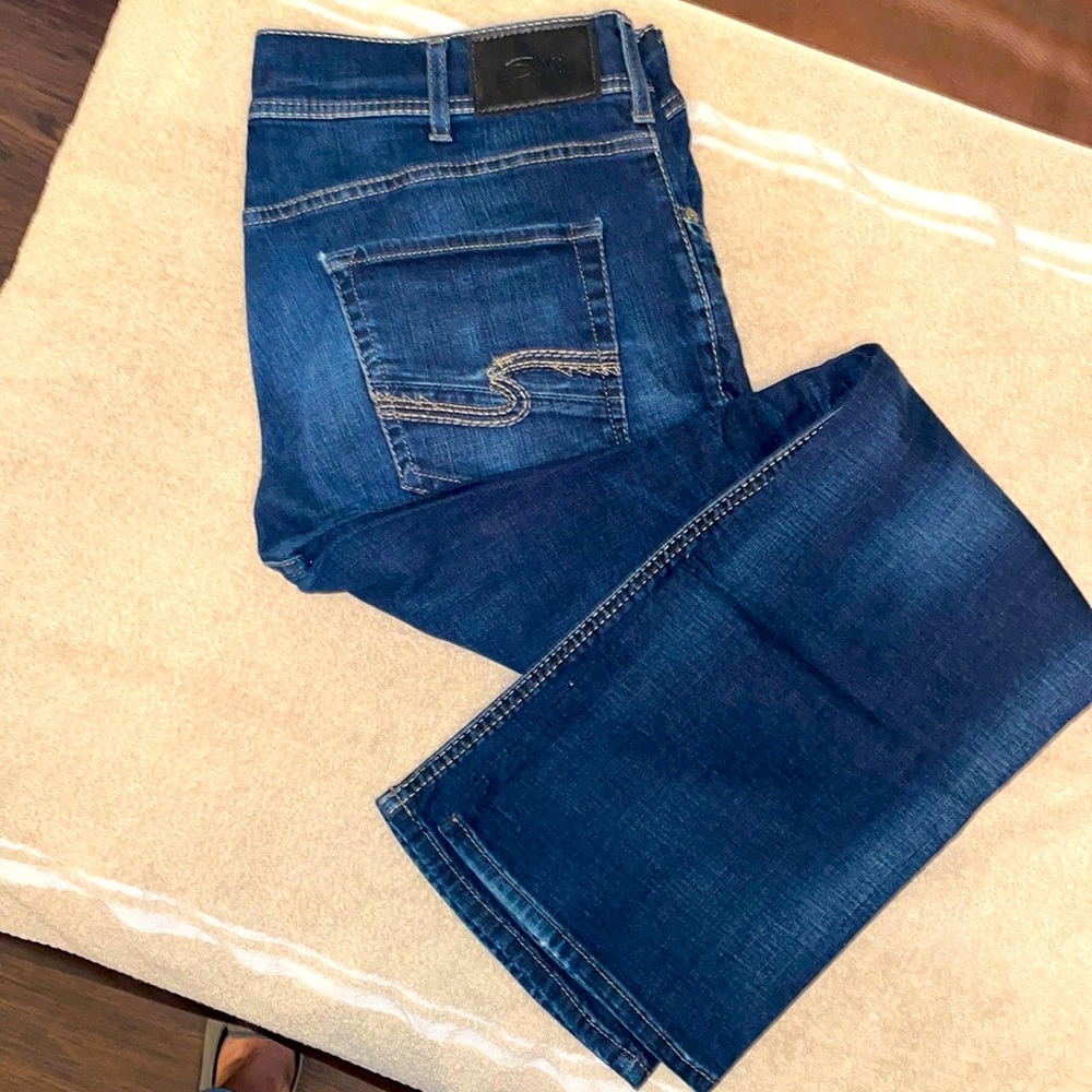 Men’s like NEW Silver Jeans-size W36/L30